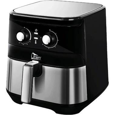 Cosmo 5.5 Qt. Electric Hot Air Fryer with Temperature Control, Non 